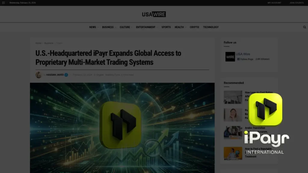 U.S.-Headquartered iPayr Expands Global Access to Proprietary Multi-Market Trading Systems