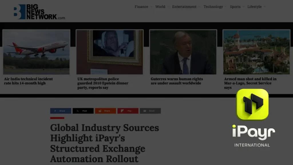 Global Industry Sources Highlight iPayr’s Structured Exchange Automation Rollout
