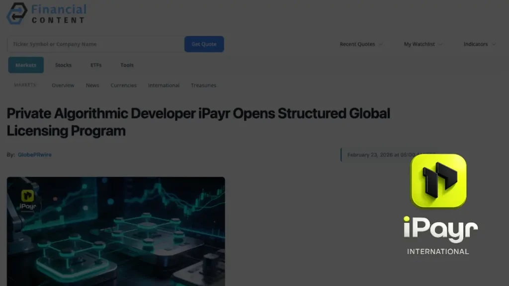 Private Algorithmic Developer iPayr Opens Structured Global Licensing Program